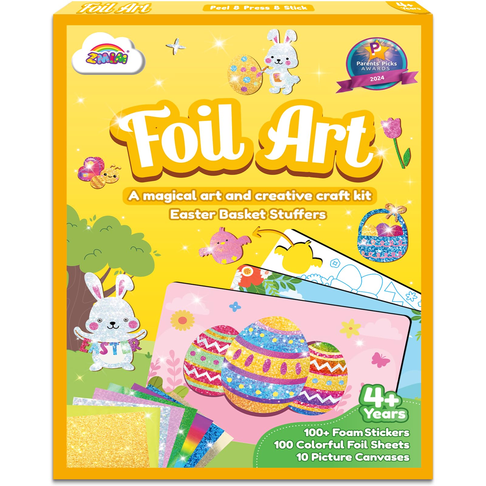 Foto 2 pulgar | Kit De Manualidades Zmlm Con Lámina De Pascua Para Niños De 4 A 12 Años, Que No Ensucia - Venta Internacional.