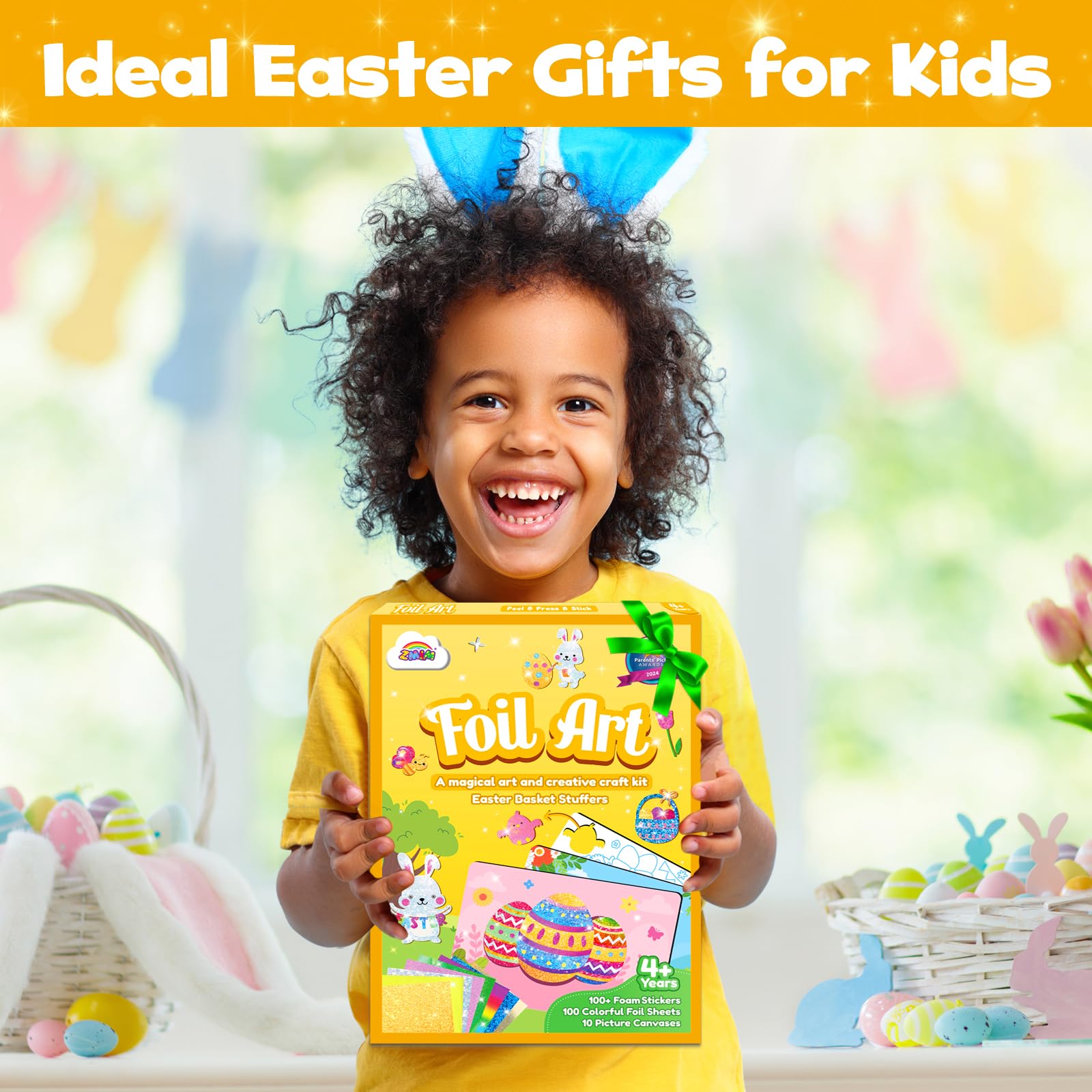 Foto 7 pulgar | Kit De Manualidades Zmlm Con Lámina De Pascua Para Niños De 4 A 12 Años, Que No Ensucia - Venta Internacional.