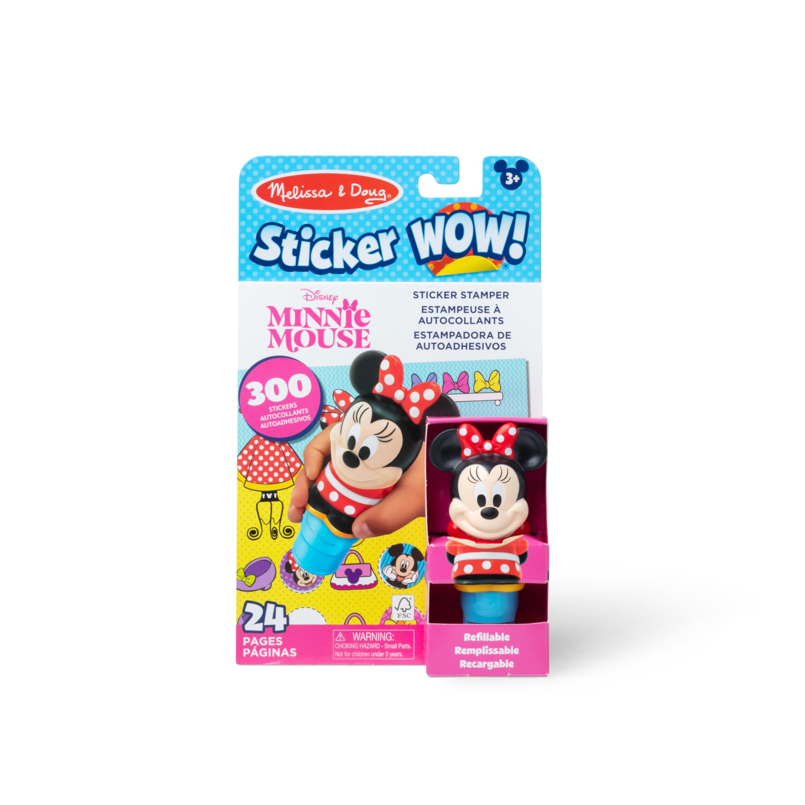 Foto 2 pulgar | Bloc De Actividades Y Estampado De Pegatinas Melissa & Doug Minnie Mouse - Venta Internacional.
