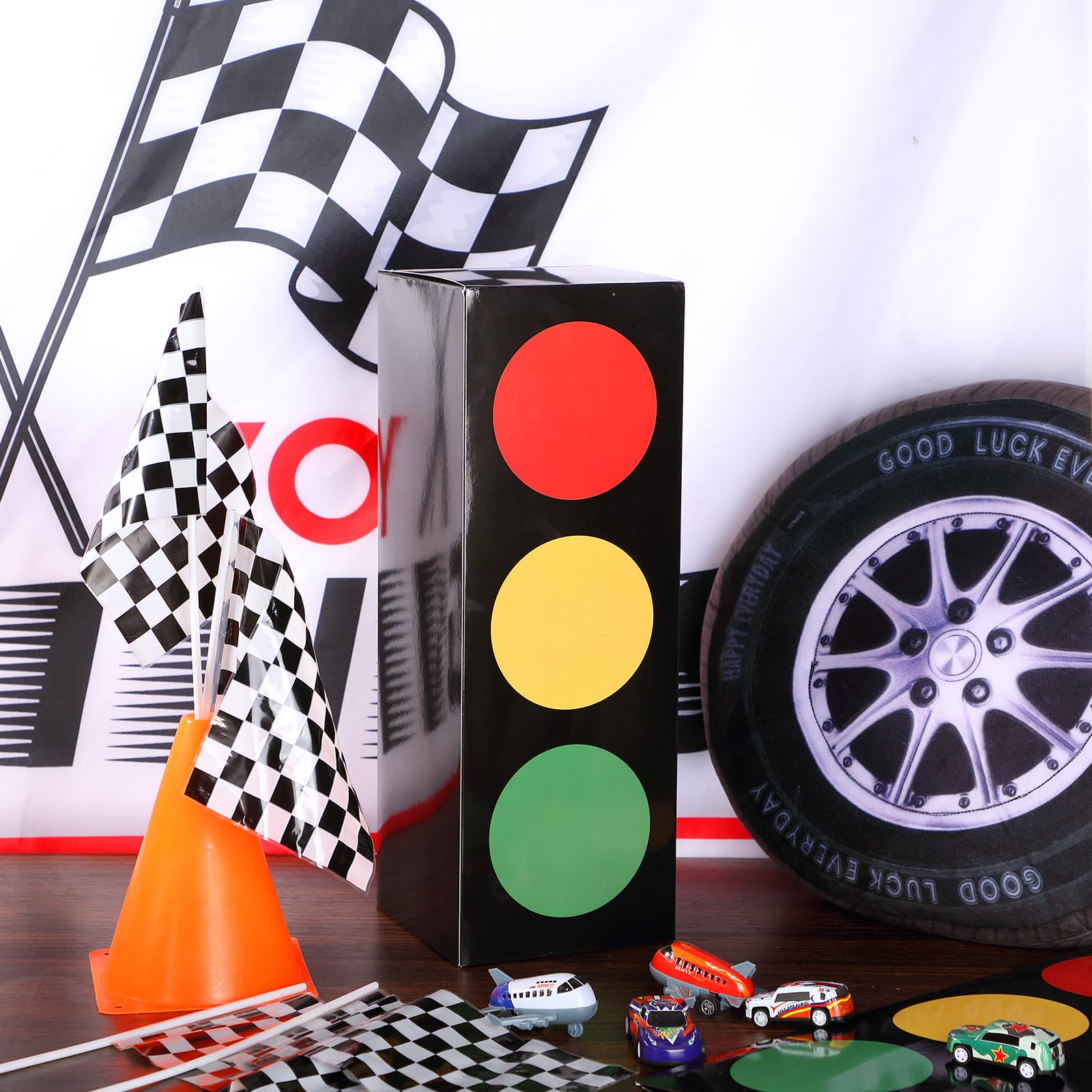 Foto 2 | Semáforo Favor Boxes Zhanmai De 43 Cm Para Fiesta De Cumpleaños - Venta Internacional.