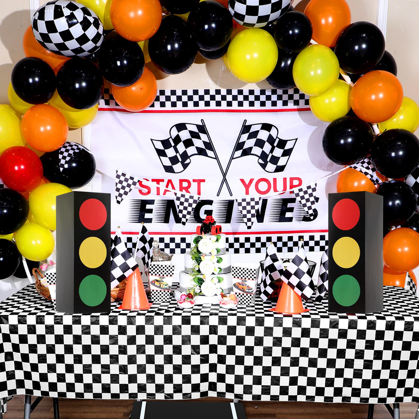 Foto 5 | Semáforo Favor Boxes Zhanmai De 43 Cm Para Fiesta De Cumpleaños - Venta Internacional.