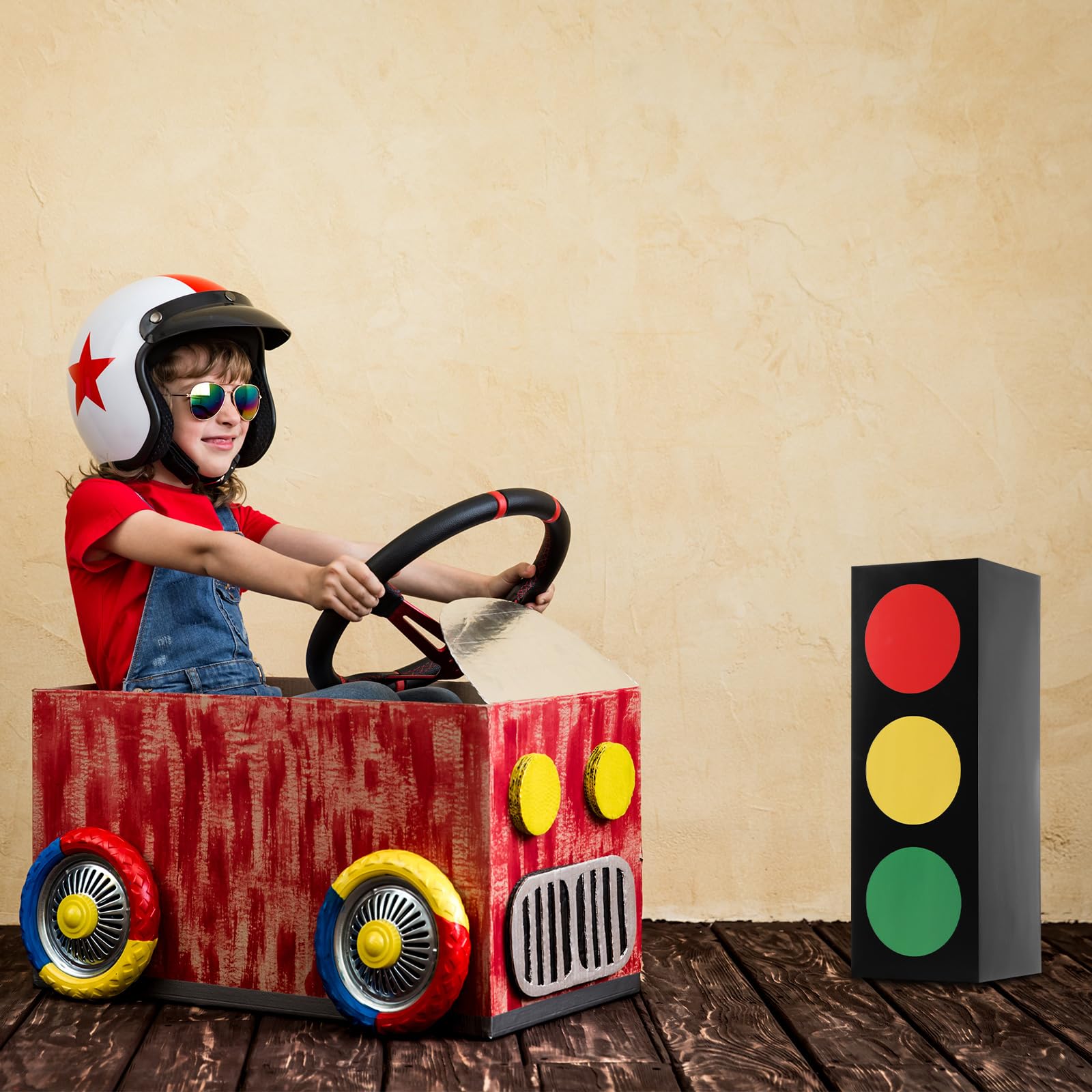 Foto 6 | Semáforo Favor Boxes Zhanmai De 43 Cm Para Fiesta De Cumpleaños - Venta Internacional.