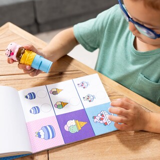 Foto 6 | Bloc De Actividades Y Pegatina Stamper, Pegatina De Melissa & Doug, ¡guau! - Venta Internacional.