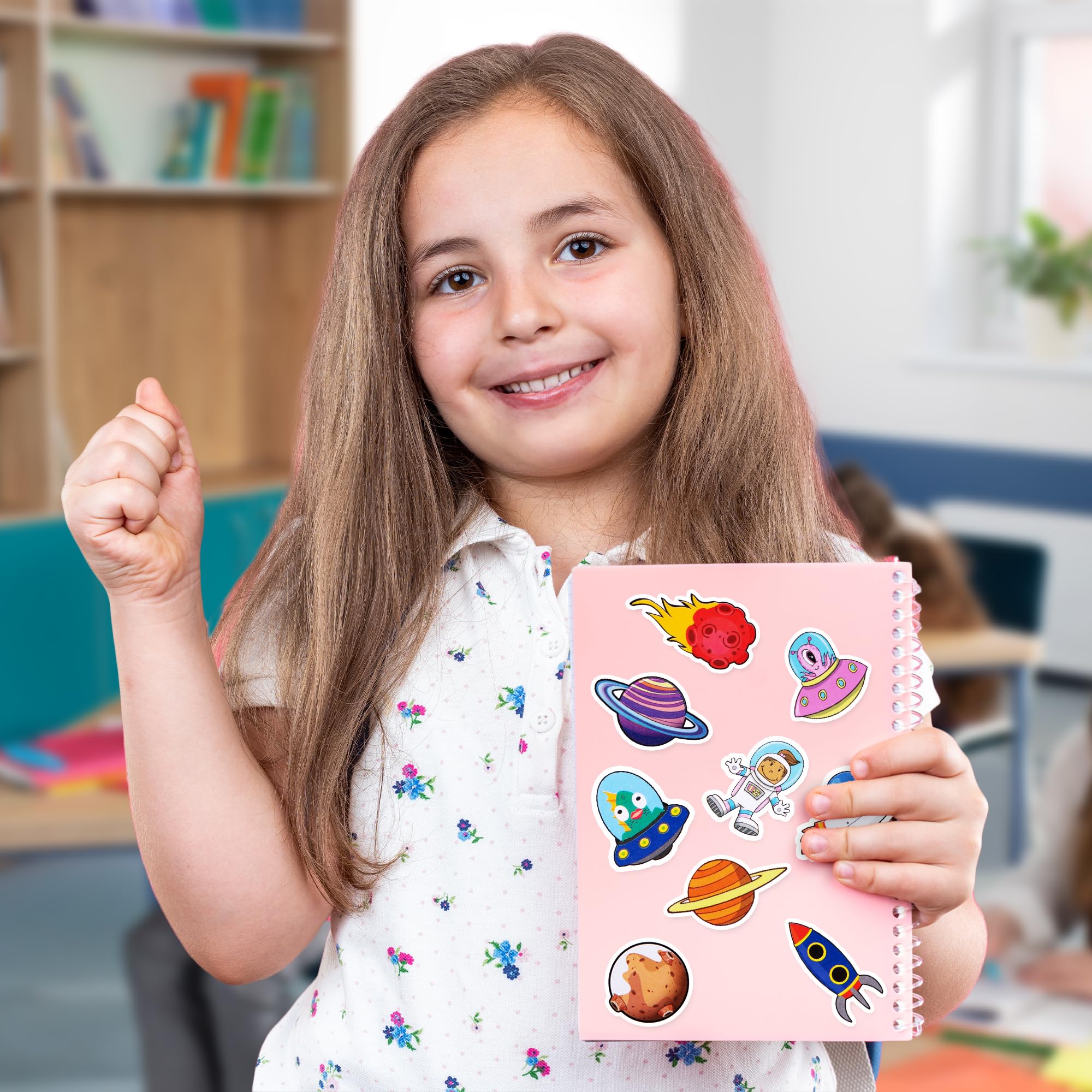 Foto 6 | Pegatinas Artcreativity Space Para Niños, Más De 1000 Pegatinas - Venta Internacional.