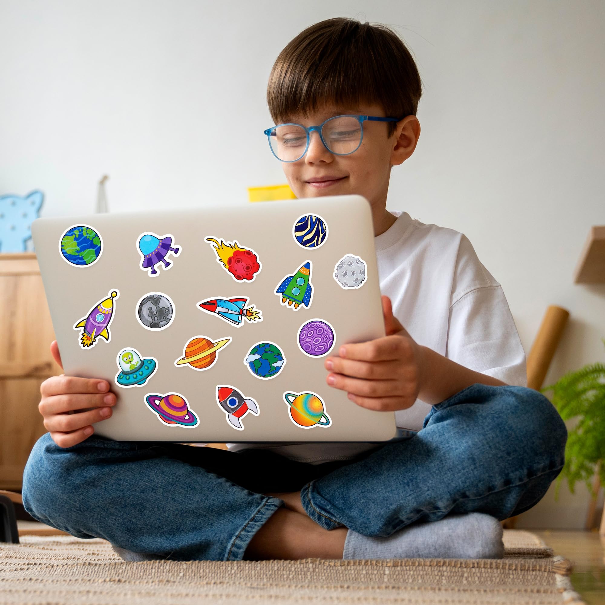 Foto 7 | Pegatinas Artcreativity Space Para Niños, Más De 1000 Pegatinas - Venta Internacional.