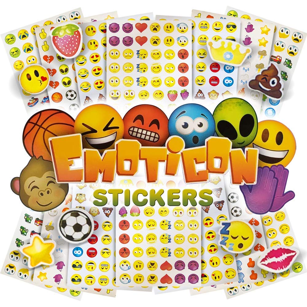 Foto 4 pulgar | Set De Pegatinas Artcreativity Con Emoticonos Para Niños Con Más De 3000 Pegatinas - Venta Internacional.