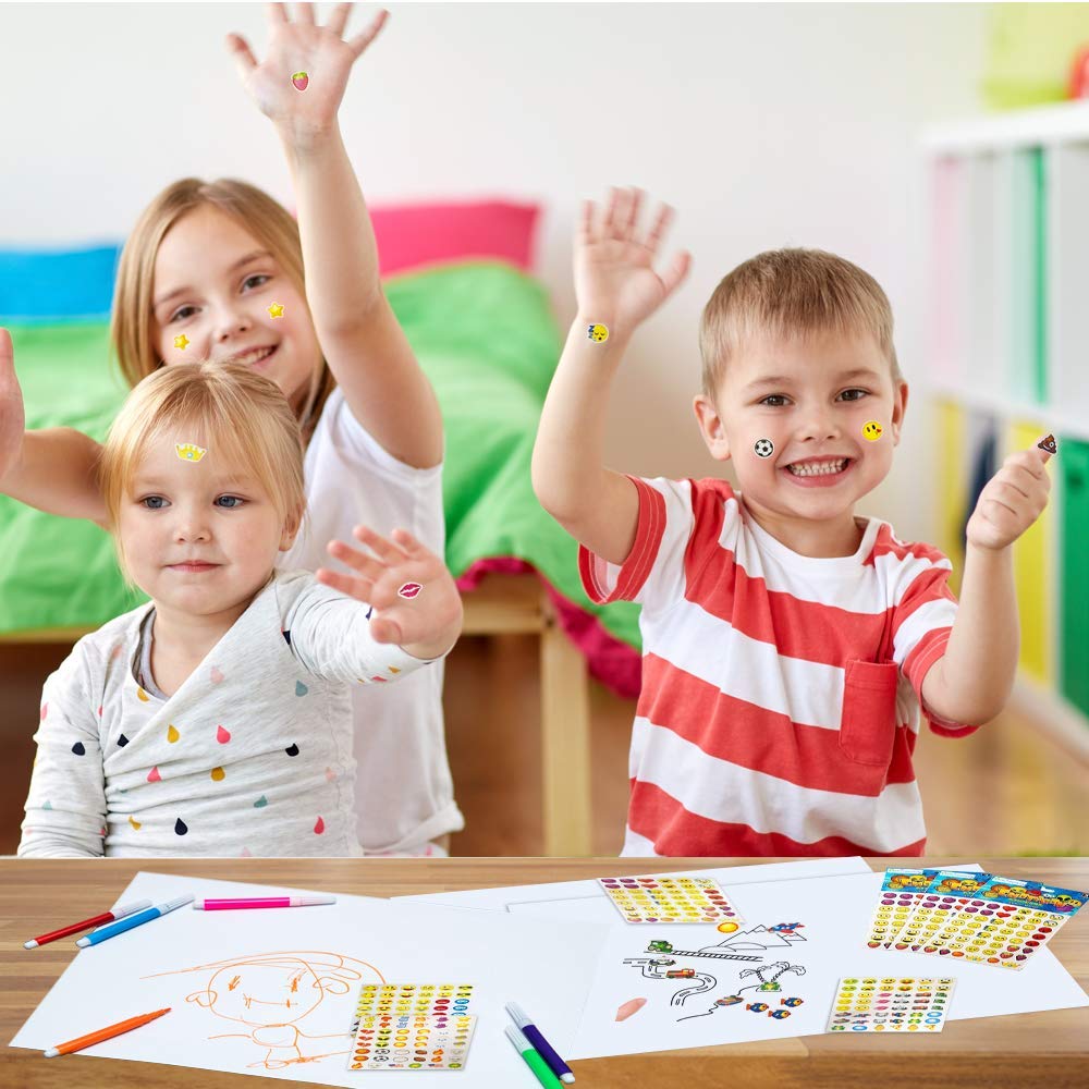 Foto 8 pulgar | Set De Pegatinas Artcreativity Con Emoticonos Para Niños Con Más De 3000 Pegatinas - Venta Internacional.