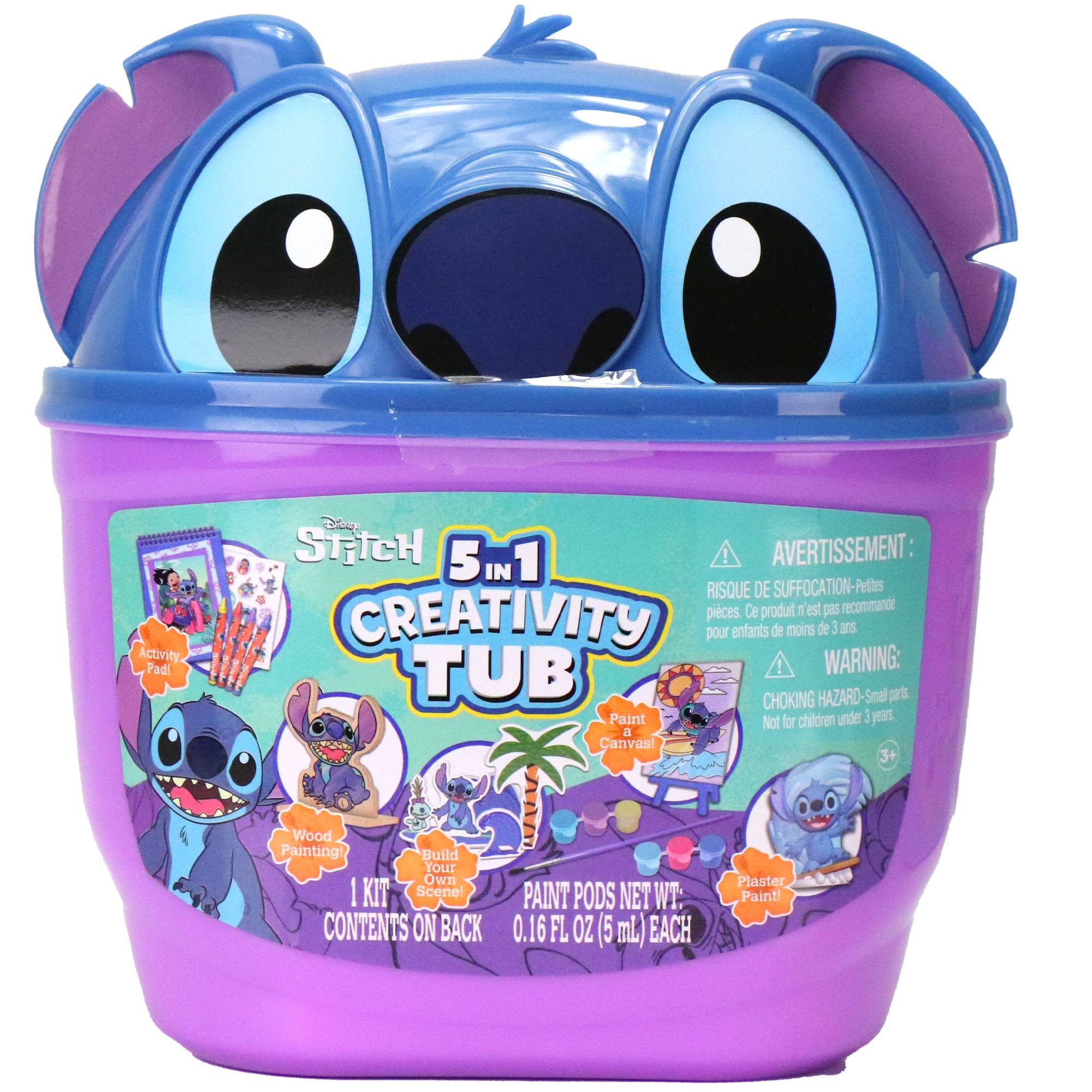 Foto 1 | Set De Actividades Tara Toys Disney Stitch 5 En 1 Con 50 Piezas - Venta Internacional.