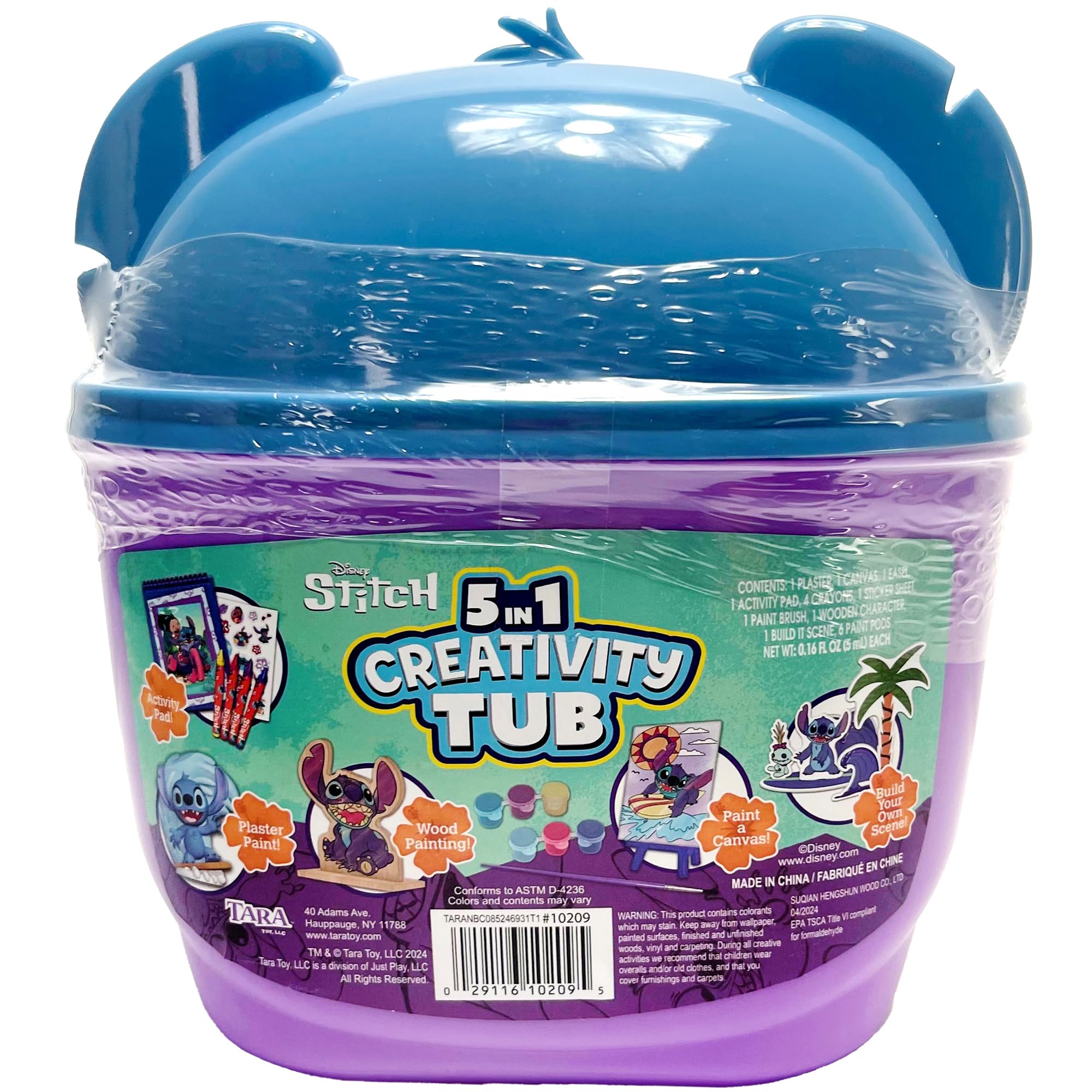 Foto 3 | Set De Actividades Tara Toys Disney Stitch 5 En 1 Con 50 Piezas - Venta Internacional.