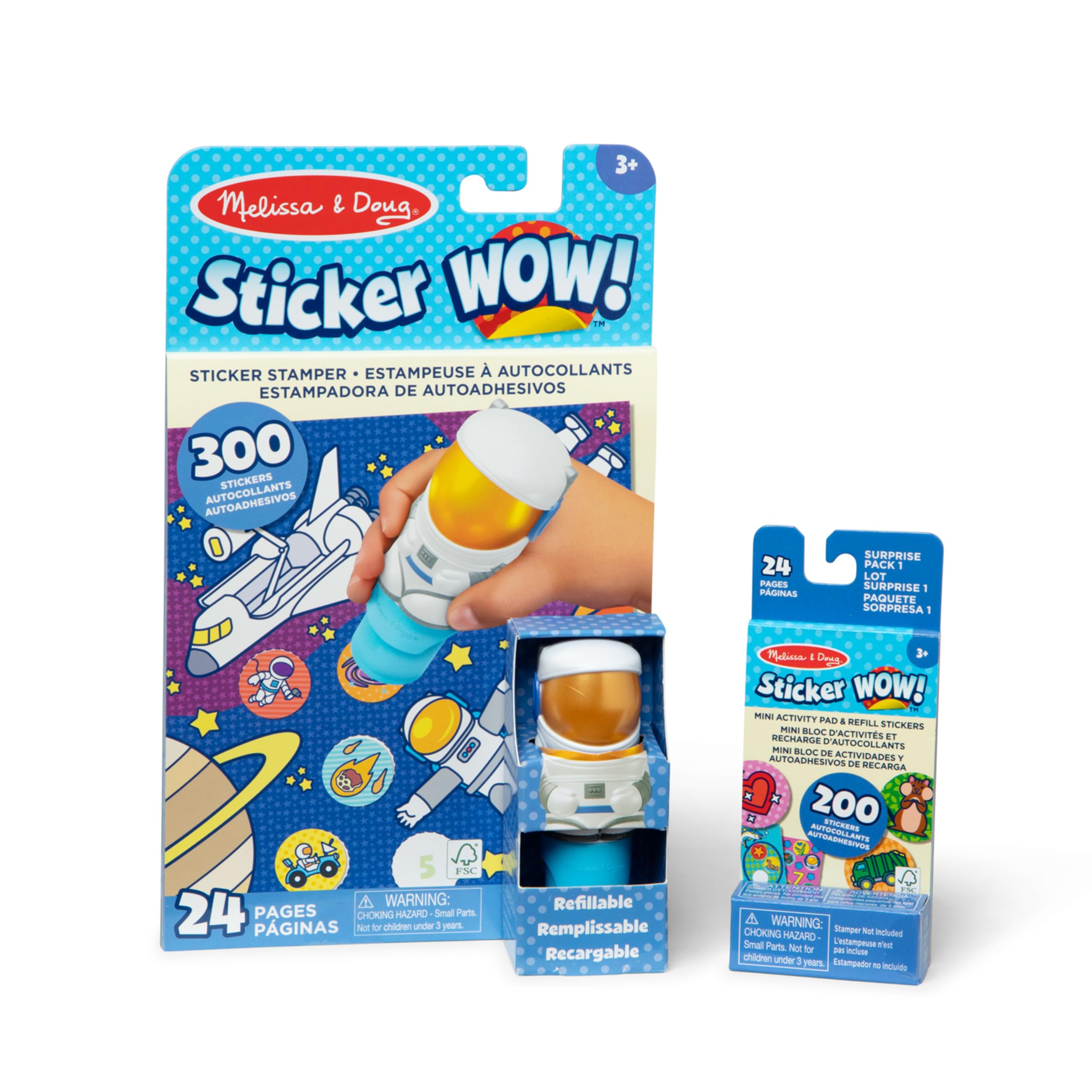 Foto 2 pulgar | Pegatina ¡guau! ™ Paquete De Astronautas Melissa Y Doug Con 500 Pegatinas - Venta Internacional.