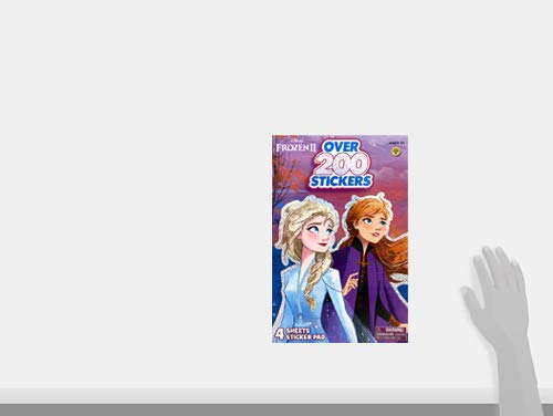 Foto 3 | Libro De Pegatinas Disney Frozen 2, Elsa Y Anna, Más De 200 Pegatinas - Venta Internacional.
