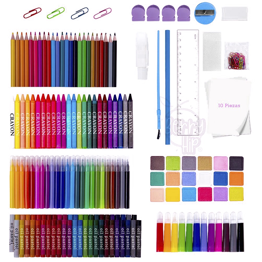 Foto 4 pulgar | Berry Hip Set De Arte Profesional, Kit De Dibujo Con Colores Profesionales: Plegable Y Con Caballete Doble, Incluy