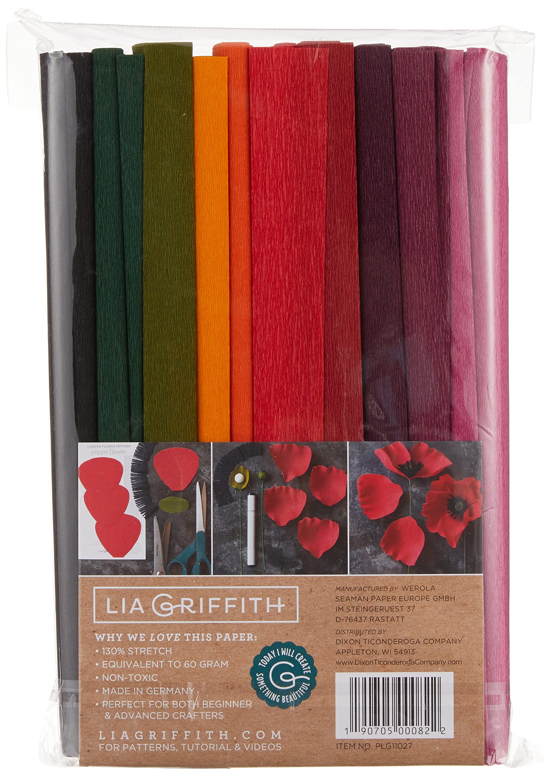 Foto 3 pulgar | Papel Crepé Lia Griffith Plg11027 Extrafino, 10 Colores Surtidos - Venta Internacional.