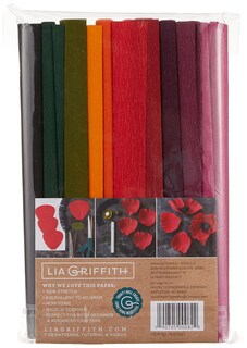 Foto 2 | Papel Crepé Lia Griffith Plg11027 Extrafino, 10 Colores Surtidos - Venta Internacional.