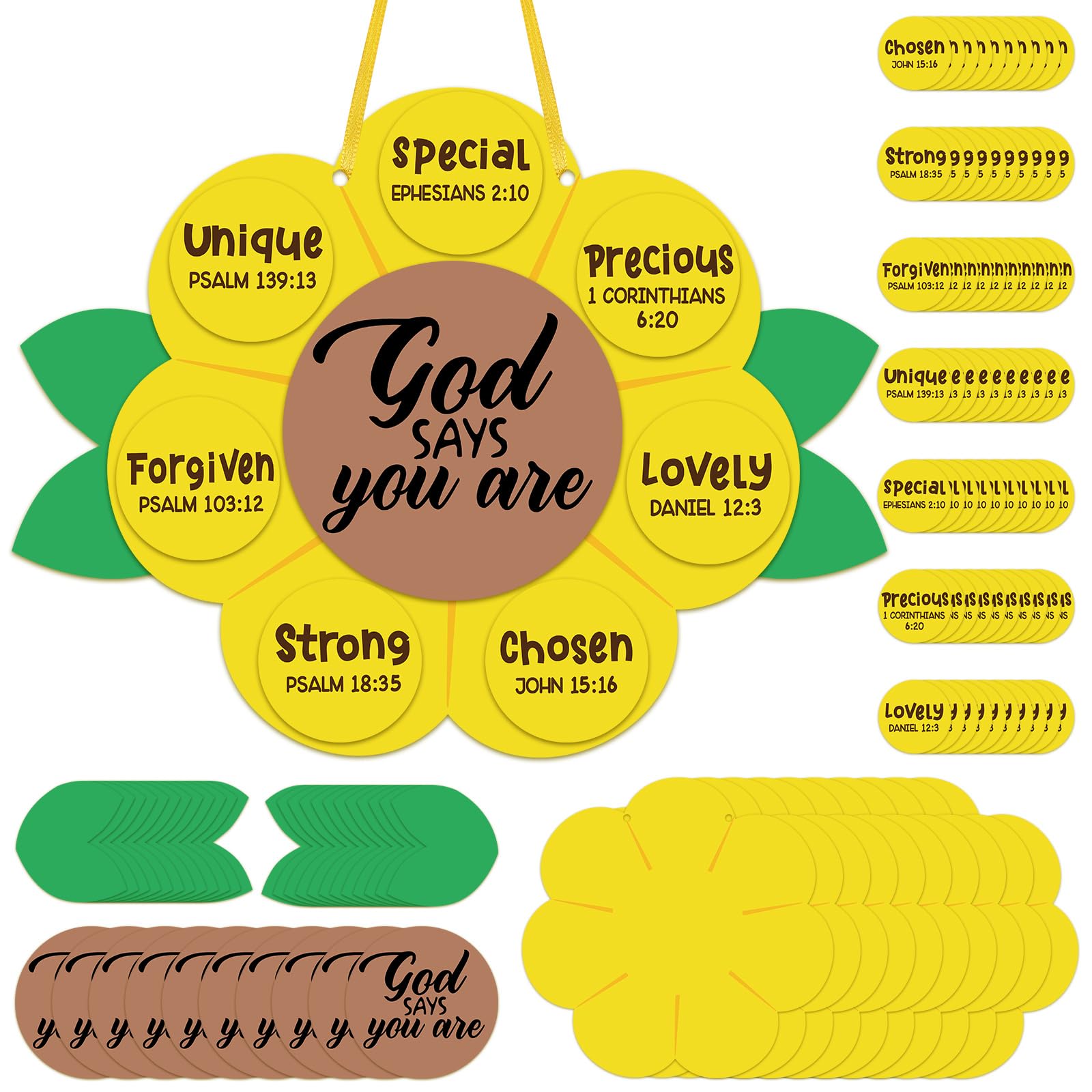 Foto 1 | Kit De Manualidades Syhood God Says You Are Sunflower, 24 Juegos - Venta Internacional.