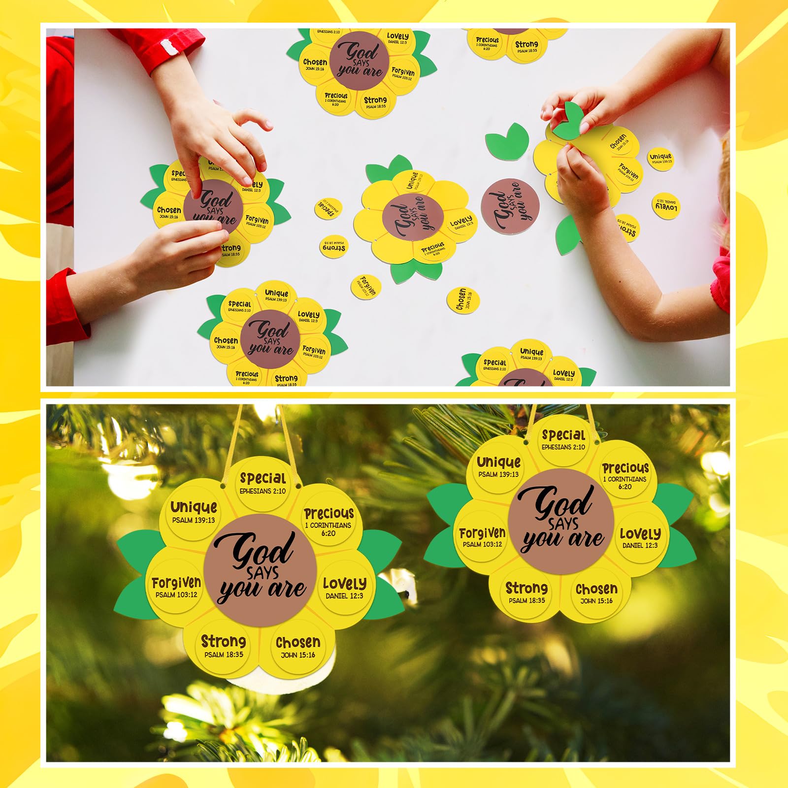 Foto 6 pulgar | Kit De Manualidades Syhood God Says You Are Sunflower, 24 Juegos - Venta Internacional.
