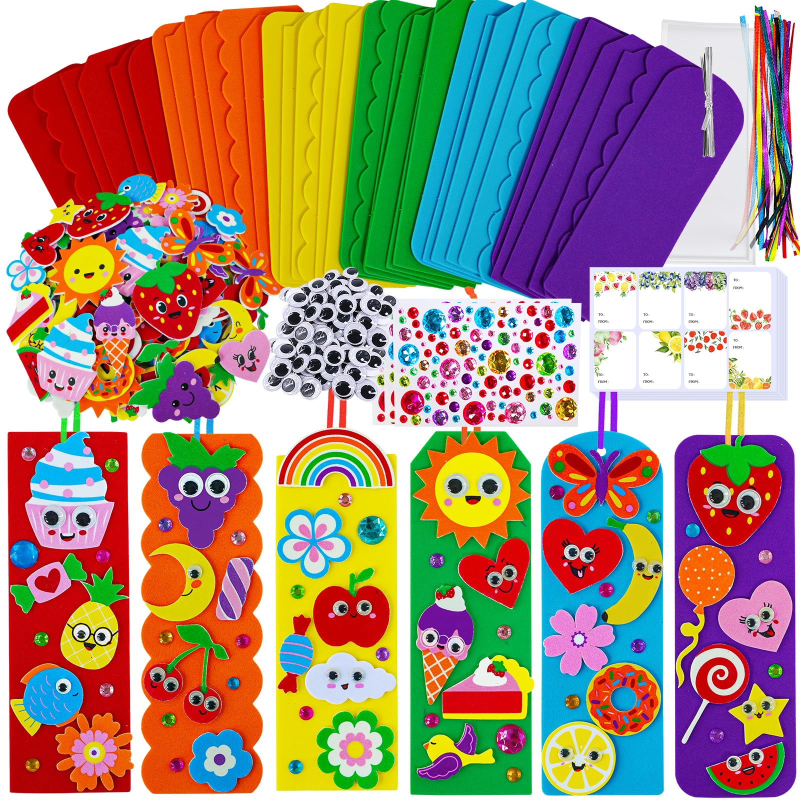 Foto 2 pulgar | Marcadores De Espuma Craft Kits Winlyn Diy Con Pegatinas Para Niños - Venta Internacional.