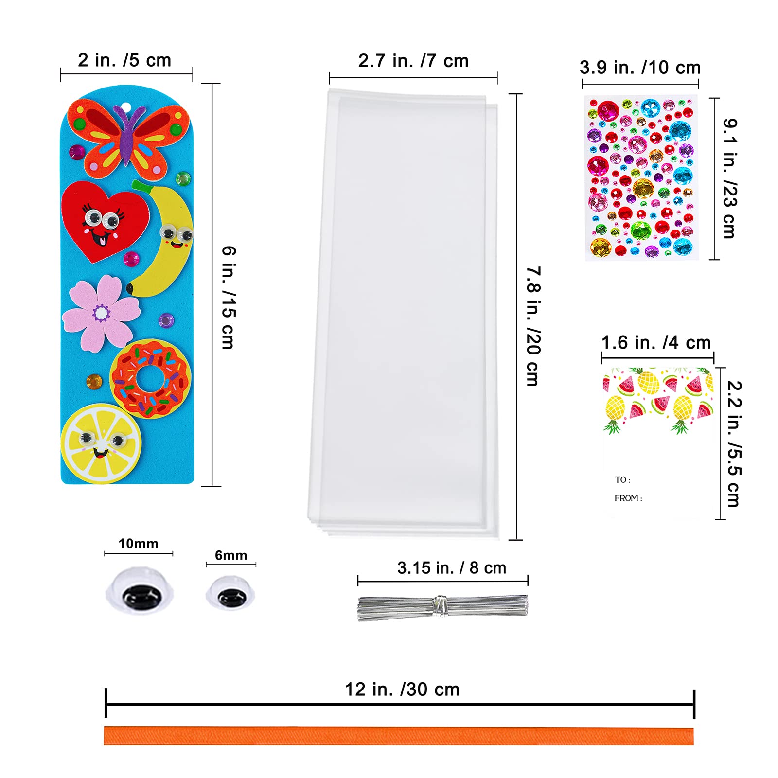 Foto 7 | Marcadores De Espuma Craft Kits Winlyn Diy Con Pegatinas Para Niños - Venta Internacional.