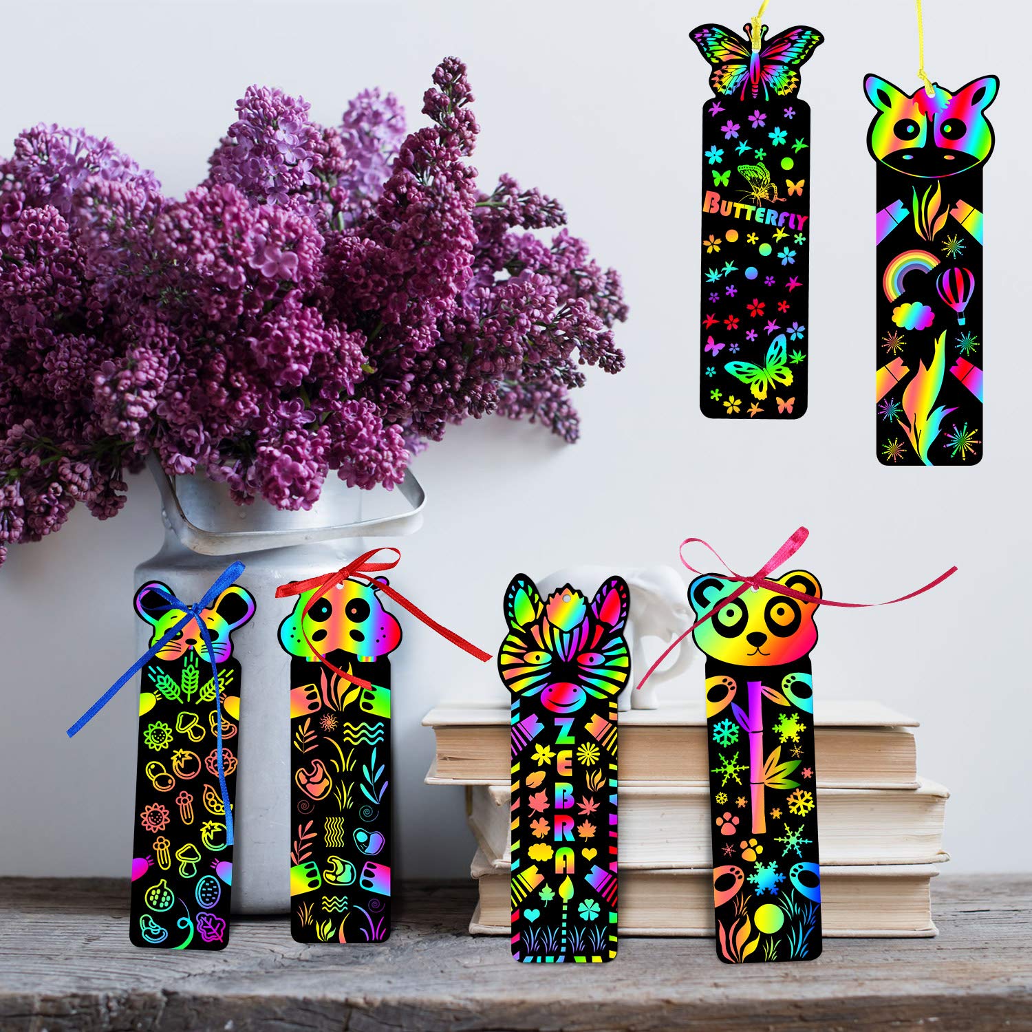 Foto 7 | Marcadores Scratch Art Blulu, 100 Unidades, 20 Estilos, Para Niños - Venta Internacional.