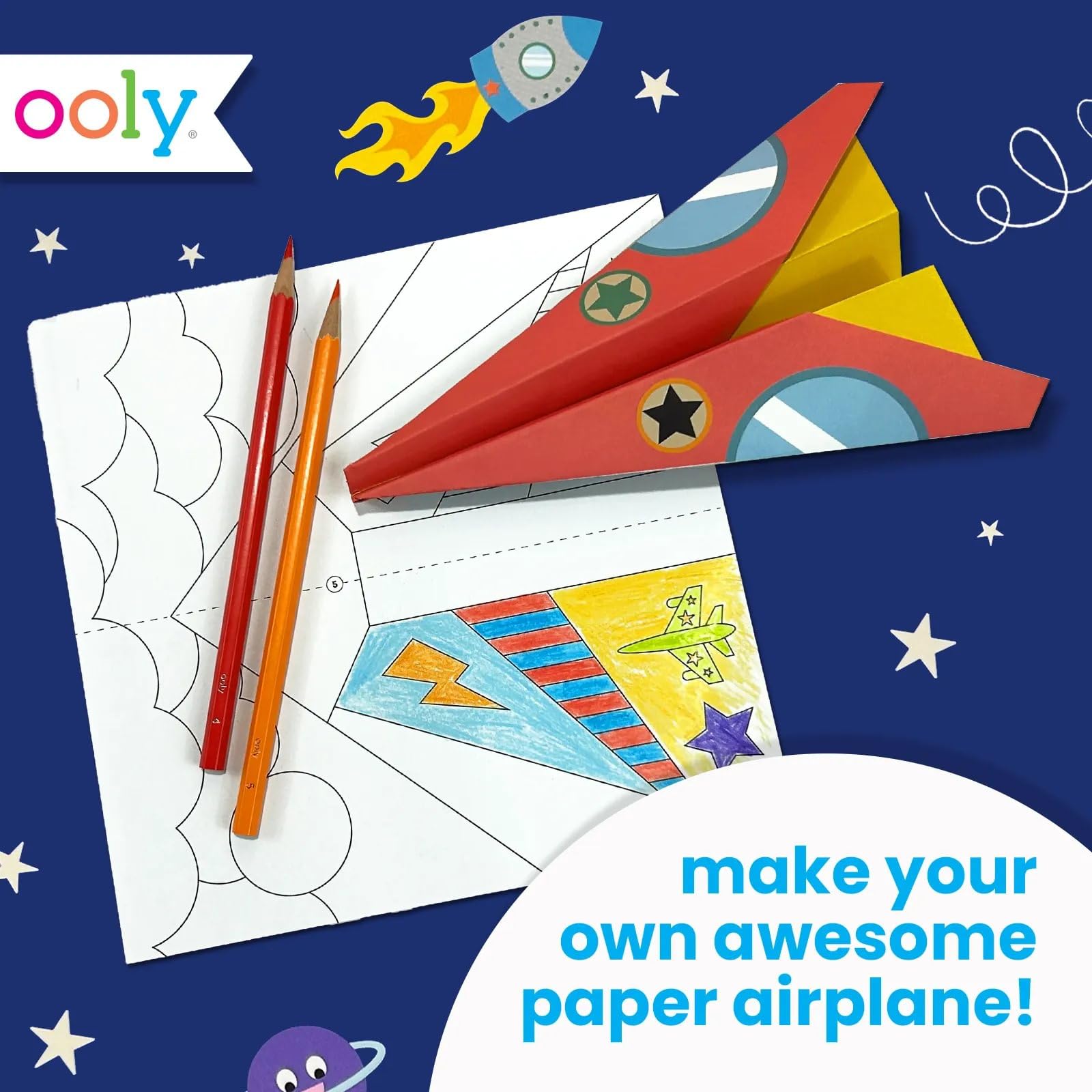 Foto 3 pulgar | Libro De Avión De Papel, Oleo, Bricolaje, Con 24 Aviones Y Pegatinas - Venta Internacional.