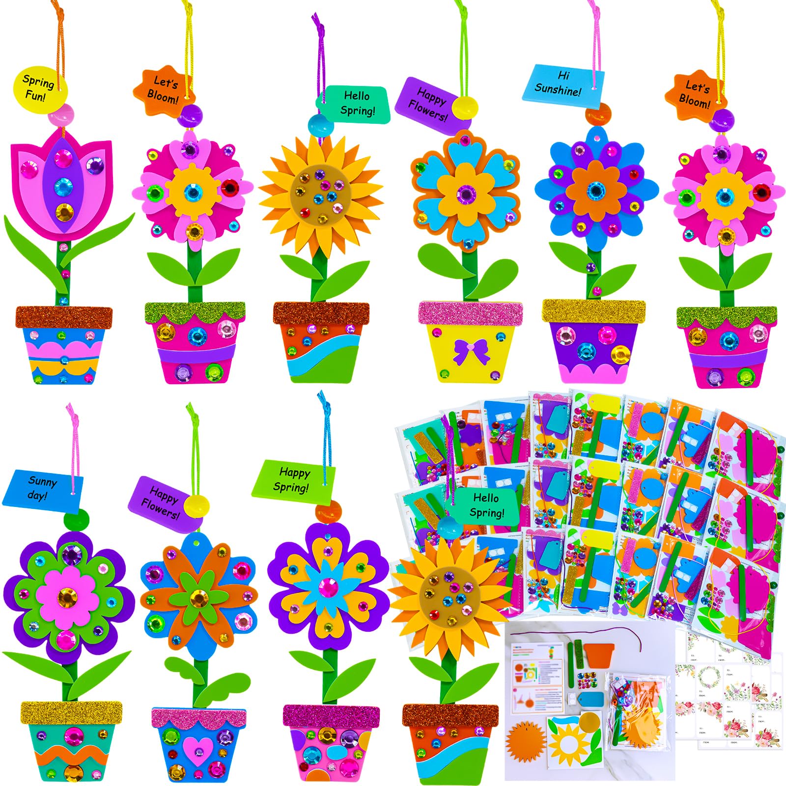 Foto 1 | Kit De Manualidades Winlyn Spring En Maceta Con Pegatinas Para Niños A Partir De 3 Años - Venta Internacional.