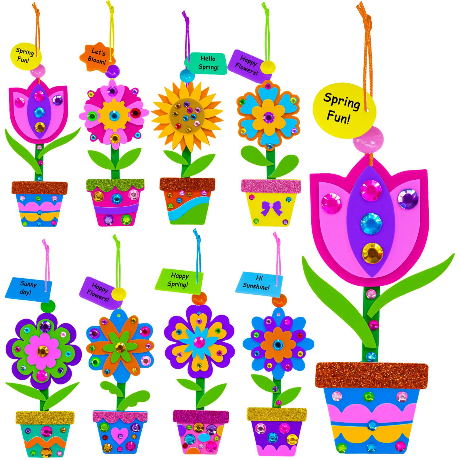 Foto 4 pulgar | Kit De Manualidades Winlyn Spring En Maceta Con Pegatinas Para Niños A Partir De 3 Años - Venta Internacional.