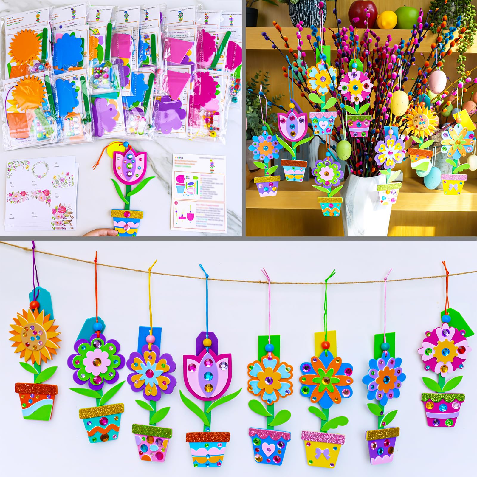 Foto 5 pulgar | Kit De Manualidades Winlyn Spring En Maceta Con Pegatinas Para Niños A Partir De 3 Años - Venta Internacional.