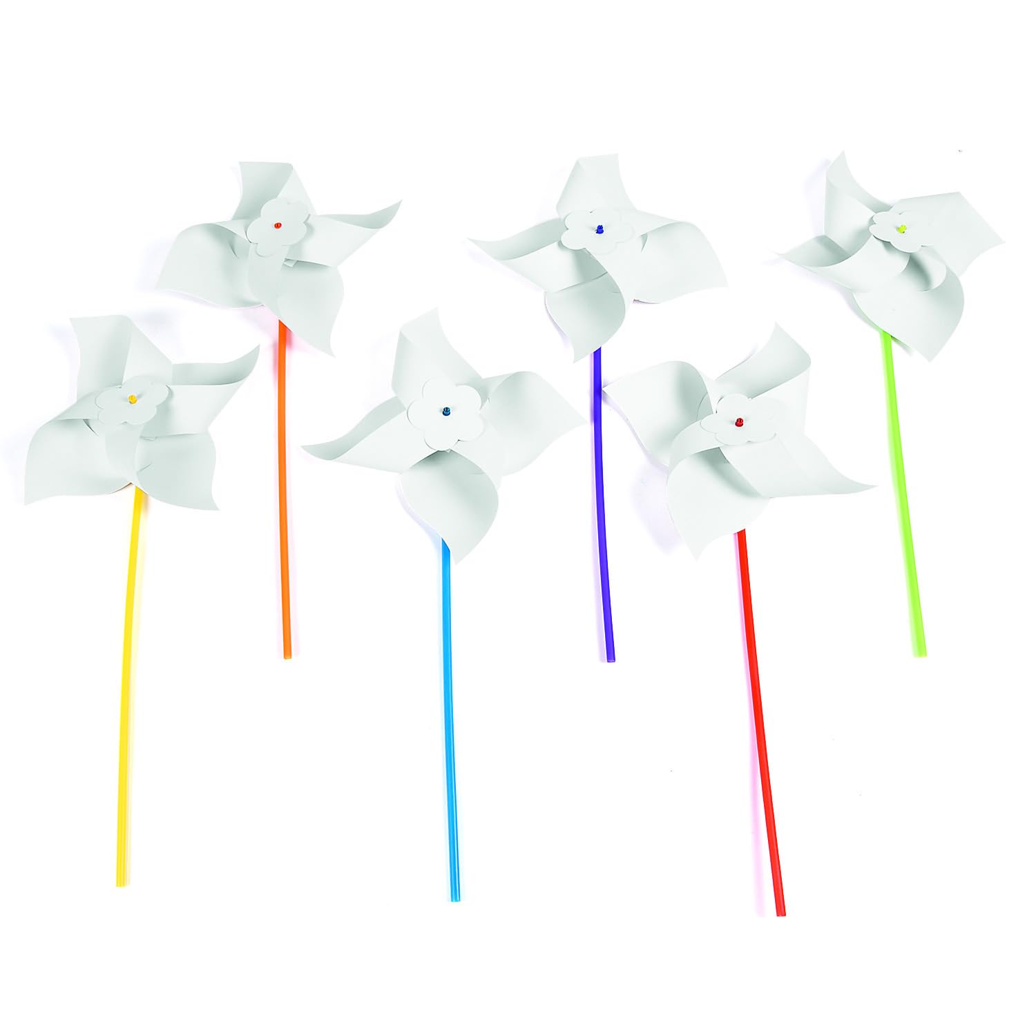 Foto 4 pulgar | Pinwheels Fun Express Diy Jumbo, Juego De 24 Unidades, Color Blanco Con Asas - Venta Internacional.
