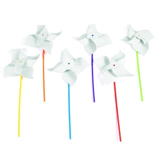 Foto 3 | Pinwheels Fun Express Diy Jumbo, Juego De 24 Unidades, Color Blanco Con Asas - Venta Internacional.