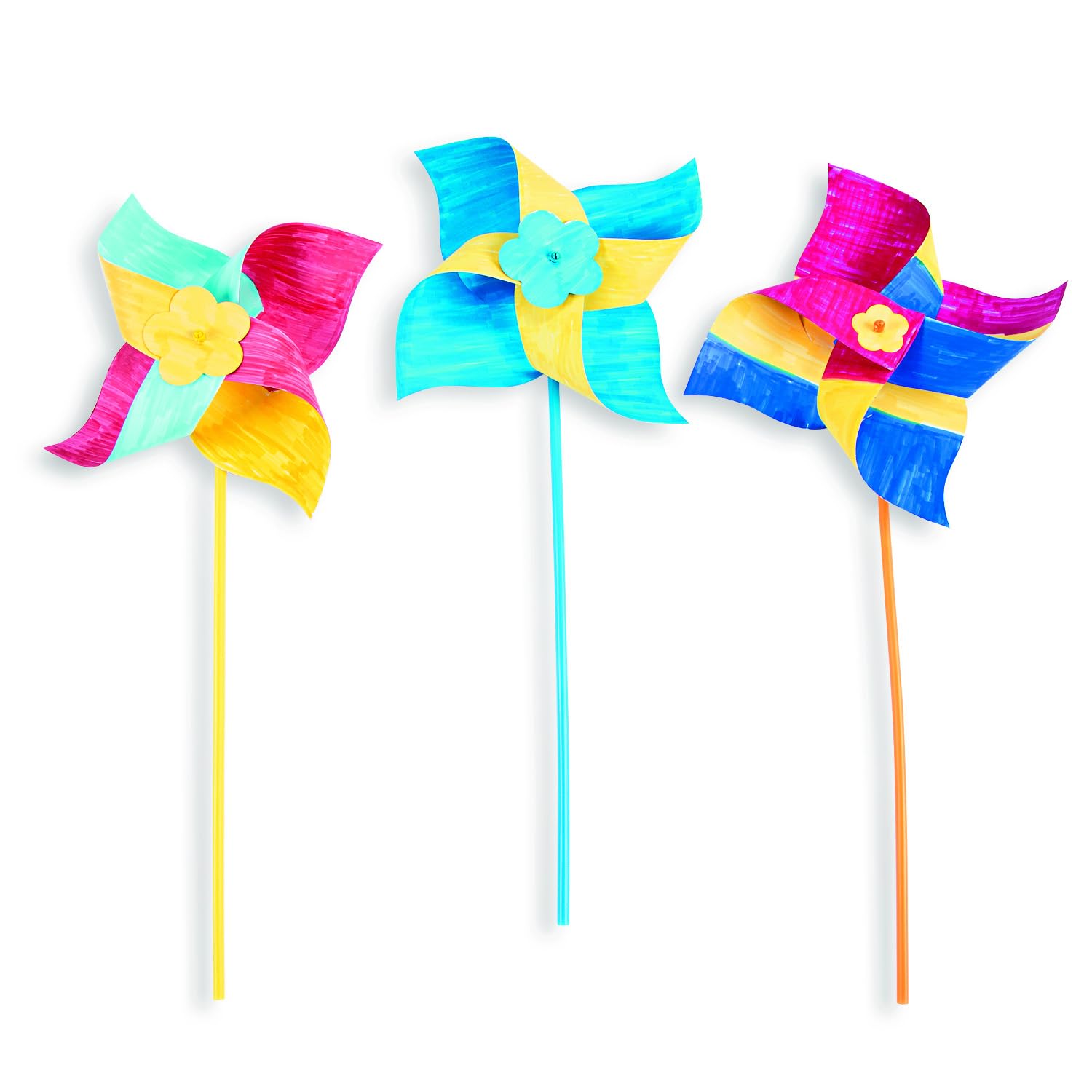 Foto 5 pulgar | Pinwheels Fun Express Diy Jumbo, Juego De 24 Unidades, Color Blanco Con Asas - Venta Internacional.