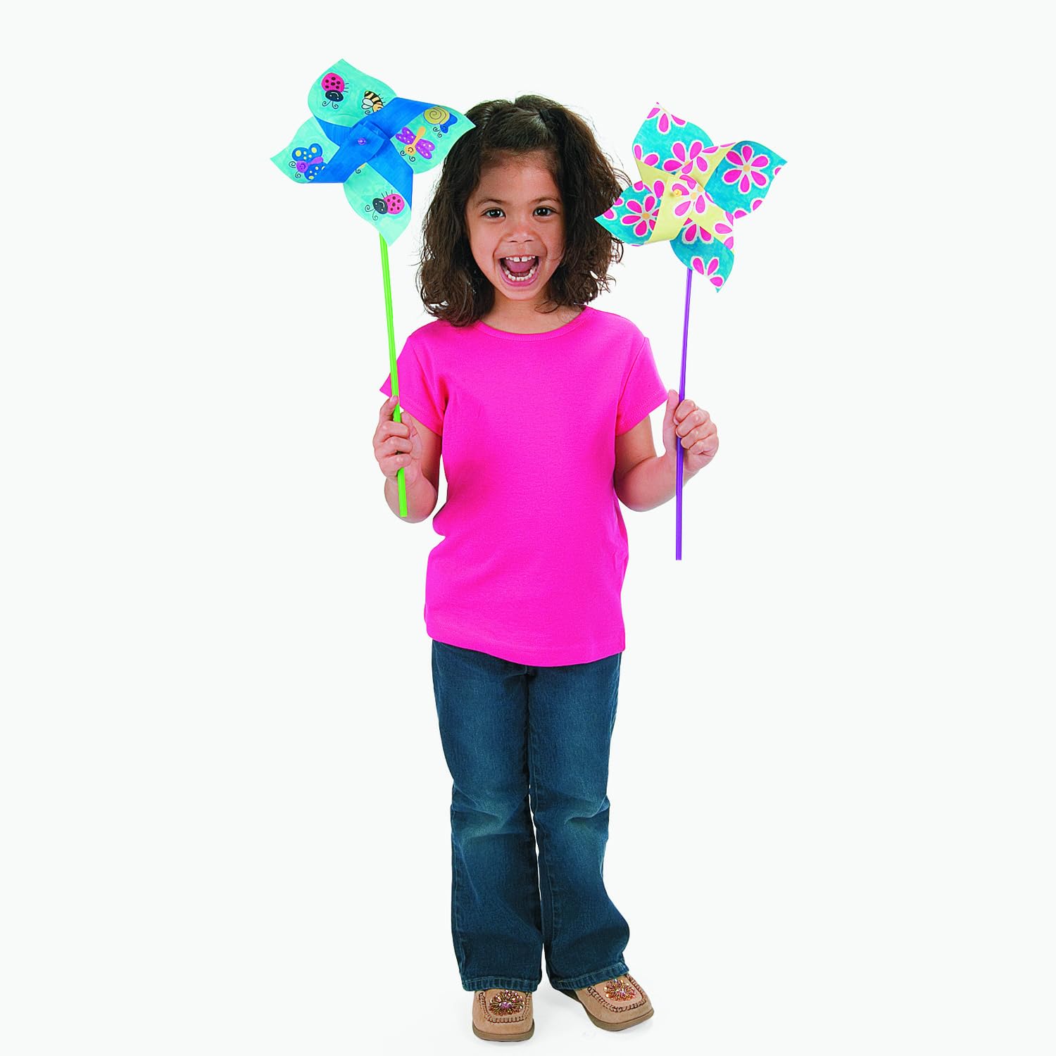 Foto 6 pulgar | Pinwheels Fun Express Diy Jumbo, Juego De 24 Unidades, Color Blanco Con Asas - Venta Internacional.