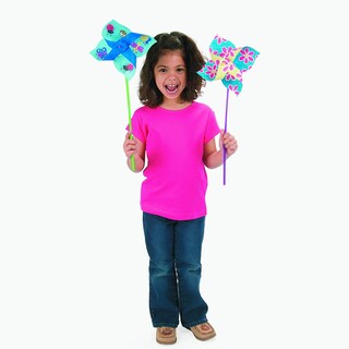 Foto 5 | Pinwheels Fun Express Diy Jumbo, Juego De 24 Unidades, Color Blanco Con Asas - Venta Internacional.