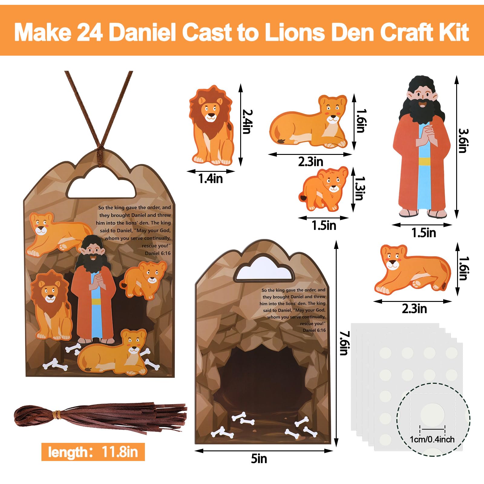 Foto 3 pulgar | Kit De Manualidades Syhood Daniel And The Lion's Den, 24 Sets - Venta Internacional.