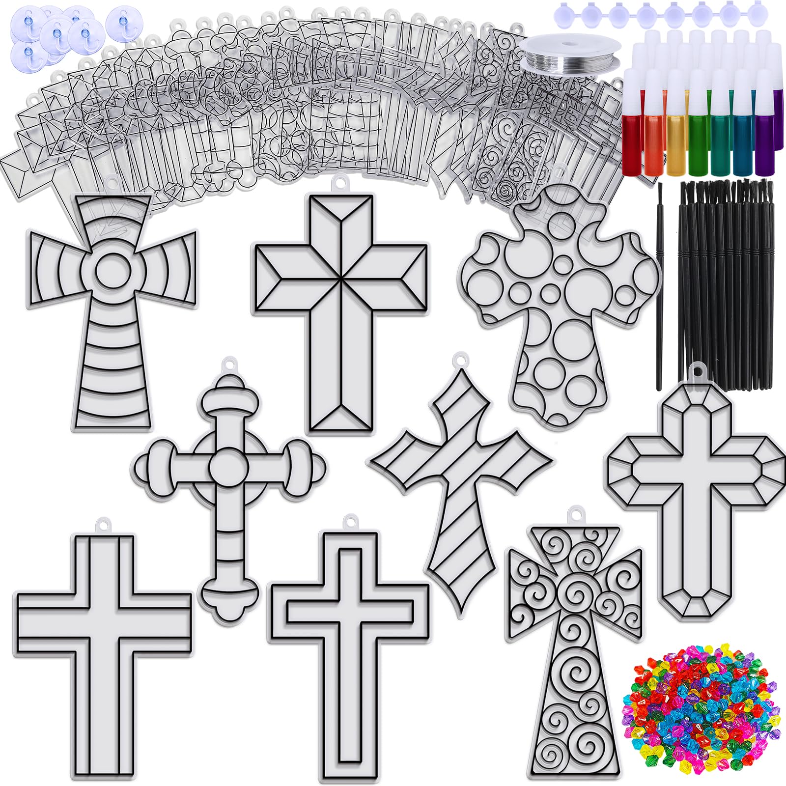 Foto 2 | Kit De Manualidades Cross Suncatchers Winlyn, 27 Juegos Para Niños Y Adultos - Venta Internacional.
