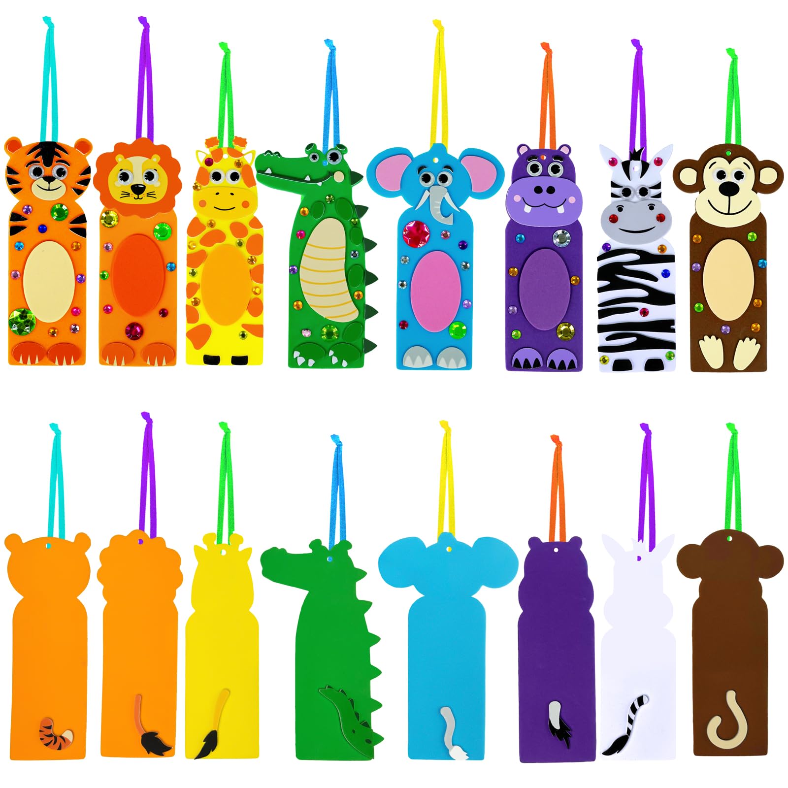 Foto 4 pulgar | Kit De Manualidades Winlyn Jungle Animal Craft Kits Diy 32 Juegos Para Niños - Venta Internacional.
