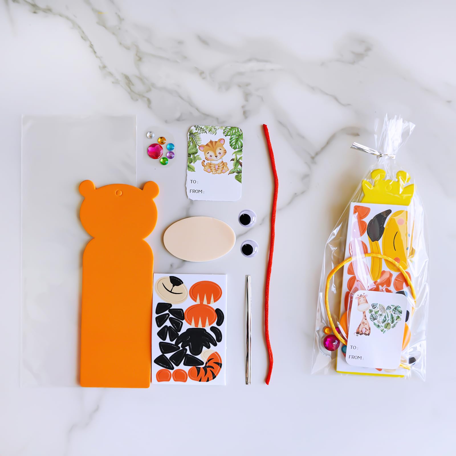 Foto 8 pulgar | Kit De Manualidades Winlyn Jungle Animal Craft Kits Diy 32 Juegos Para Niños - Venta Internacional.