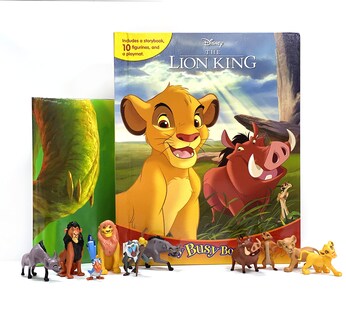Foto 1 | Set De Juguetes Phidal Disney Lion King My Busy Books Con 10 Figuras - Venta Internacional.