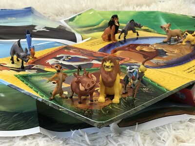 Foto 2 | Set De Juguetes Phidal Disney Lion King My Busy Books Con 10 Figuras - Venta Internacional.