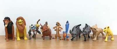 Foto 3 | Set De Juguetes Phidal Disney Lion King My Busy Books Con 10 Figuras - Venta Internacional.