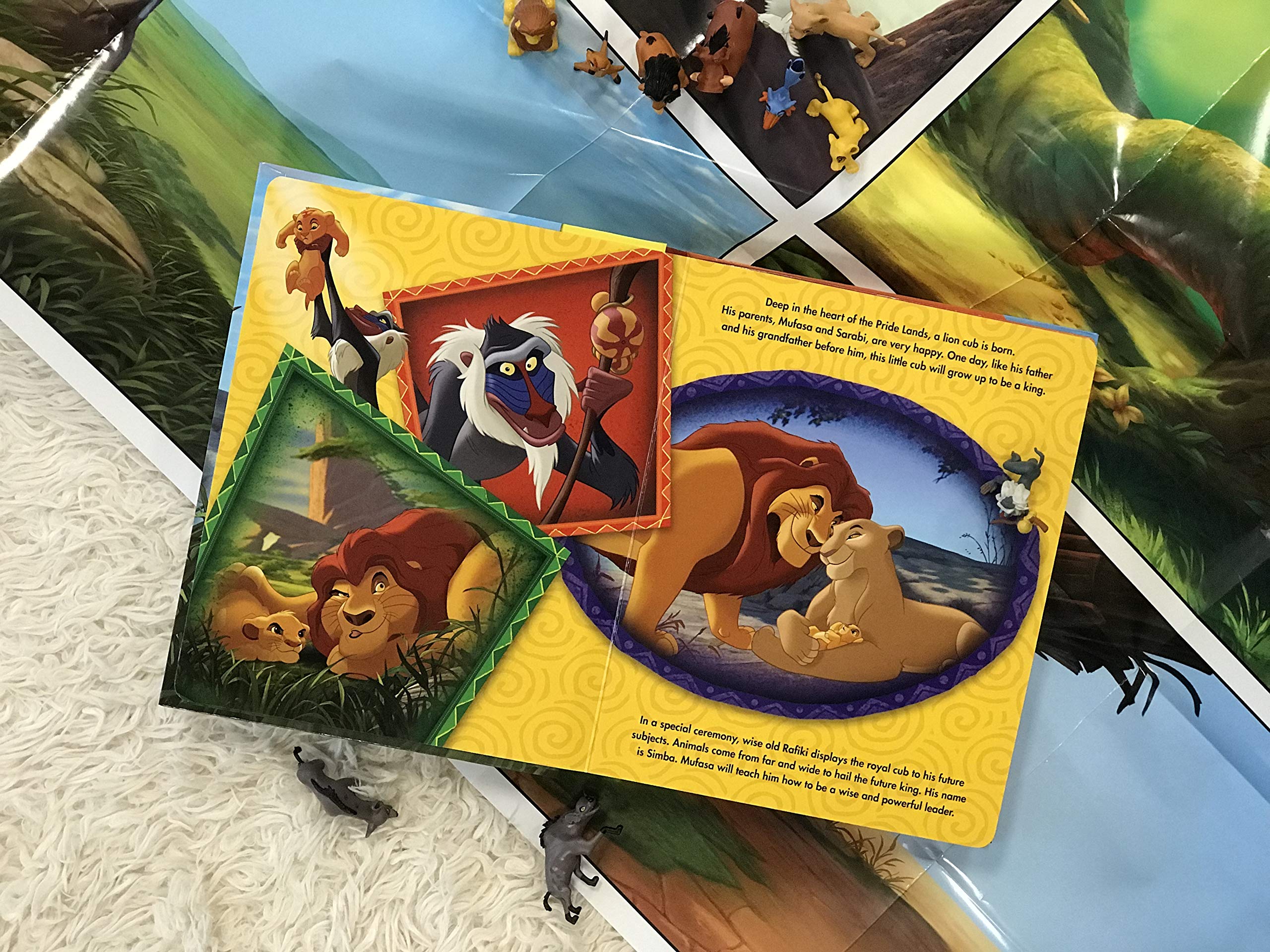 Foto 5 pulgar | Set De Juguetes Phidal Disney Lion King My Busy Books Con 10 Figuras - Venta Internacional.