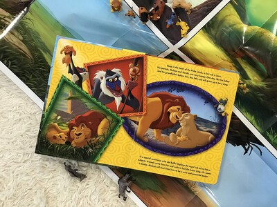 Foto 4 | Set De Juguetes Phidal Disney Lion King My Busy Books Con 10 Figuras - Venta Internacional.