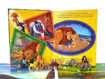 Foto 5 | Set De Juguetes Phidal Disney Lion King My Busy Books Con 10 Figuras - Venta Internacional.