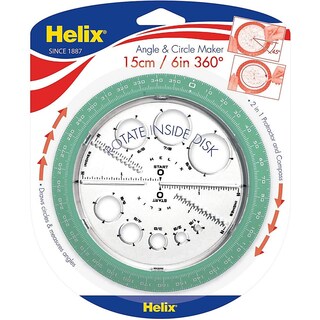 Foto 3 | Angle And Circle Maker Helix 360 Degree Con Plantillas Circulares - Venta Internacional.