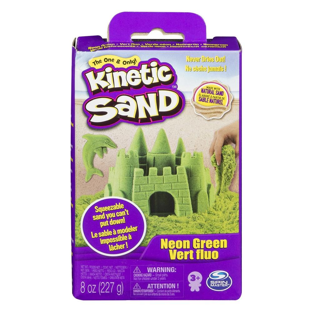 Caja Marina de Arena Kinetic Sand color Verde $219