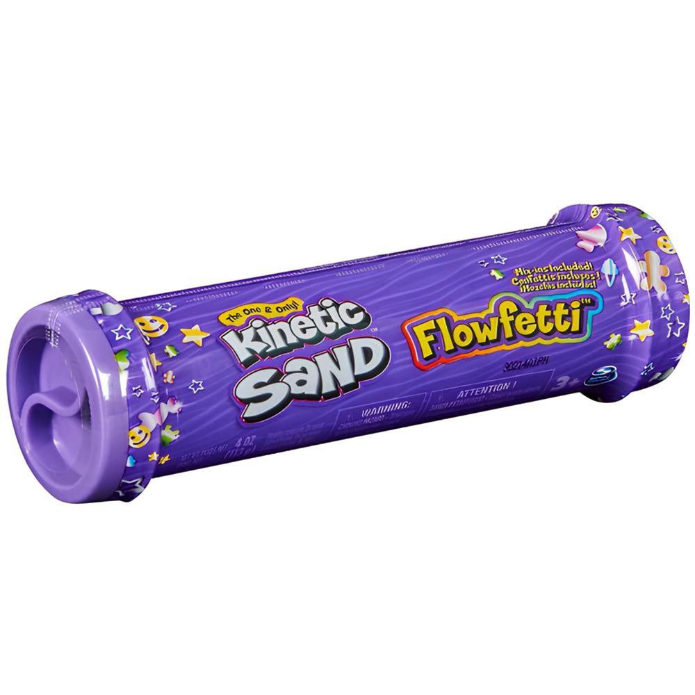 Kinetic Sand: Flowfetti Tubo de Confetti Spin Master