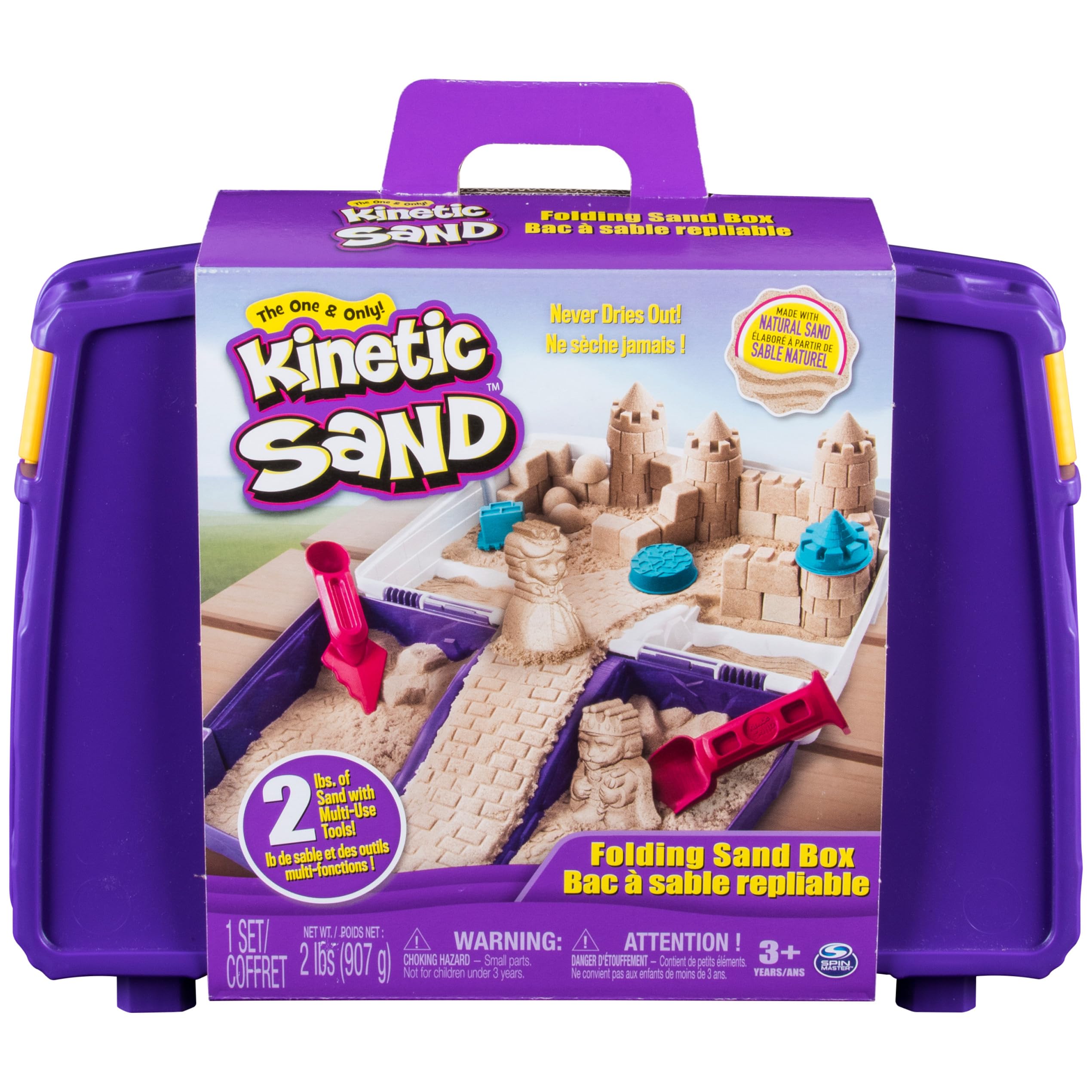 Foto 2 pulgar | Caja De Arena Plegable Sensory Toy Kinetic Sand Con 1 Kg, Totalmente Natural - Venta Internacional.