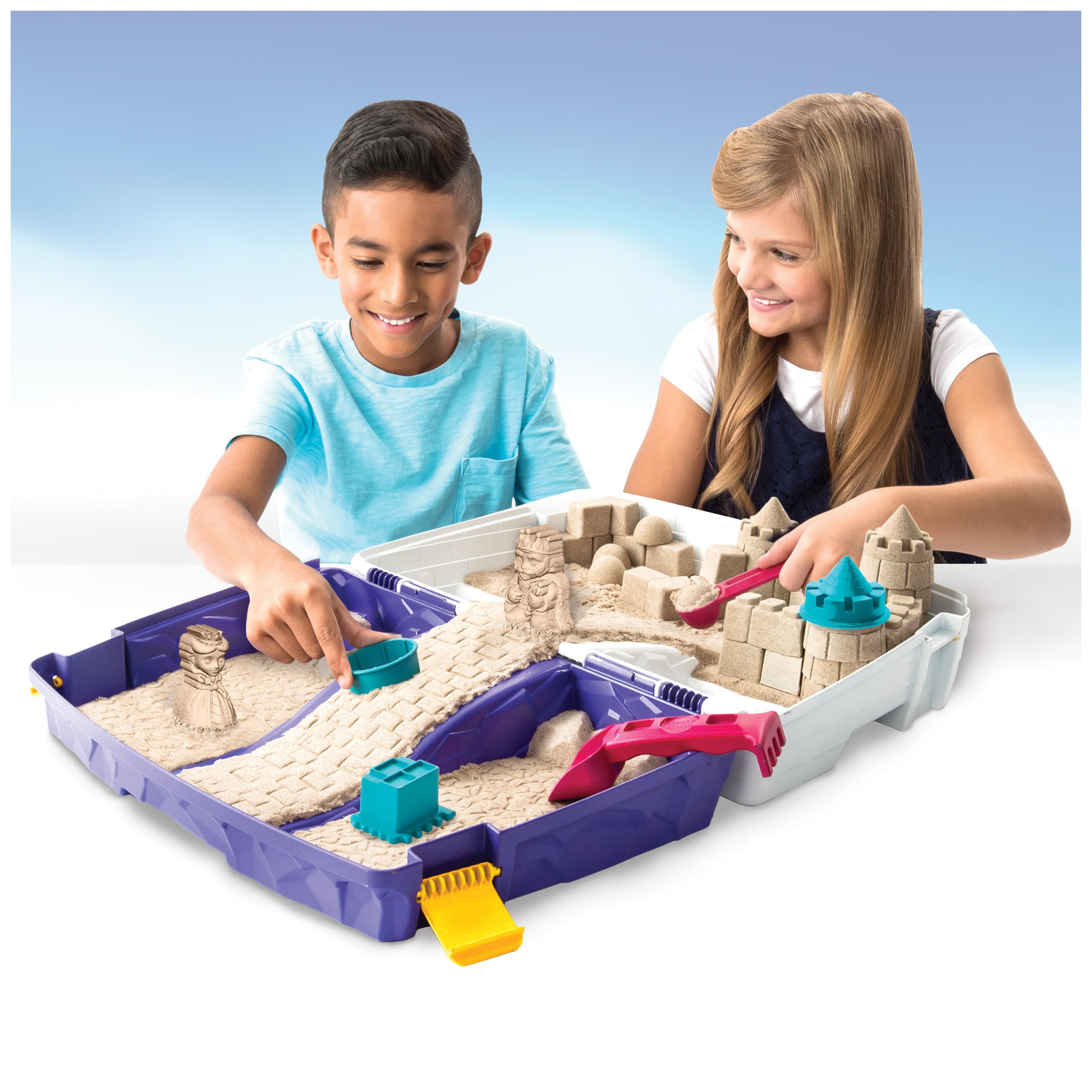 Foto 4 pulgar | Caja De Arena Plegable Sensory Toy Kinetic Sand Con 1 Kg, Totalmente Natural - Venta Internacional.
