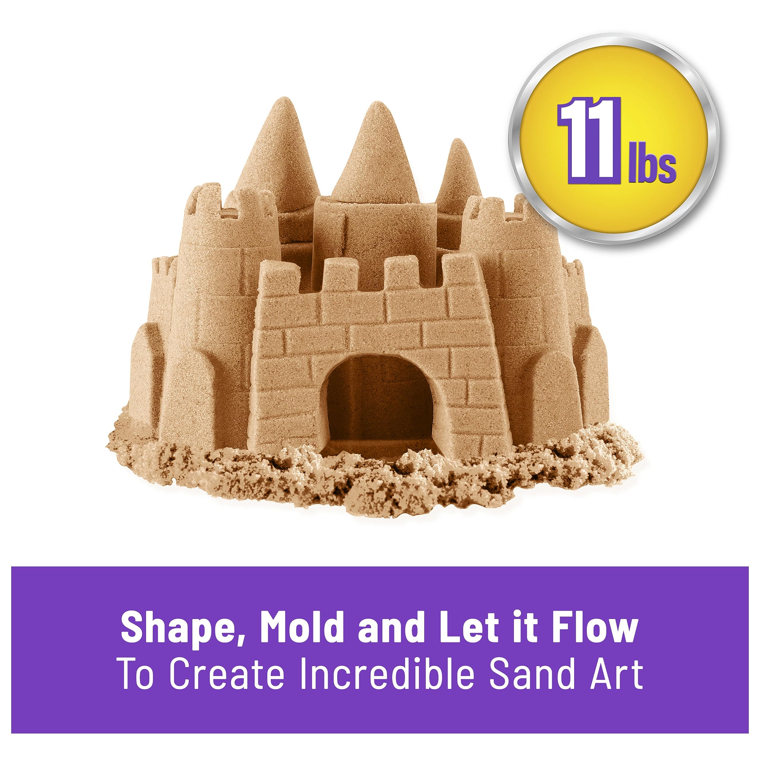 Foto 3 pulgar | Play Sand Kinetic Sand, 5 Kg, Color Marrón Totalmente Natural Para Niños - Venta Internacional.