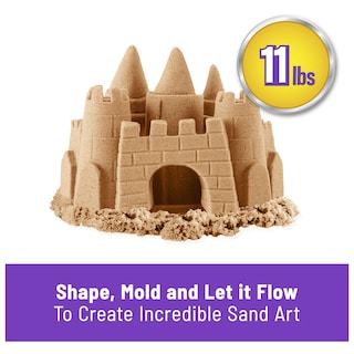 Foto 2 | Play Sand Kinetic Sand, 5 Kg, Color Marrón Totalmente Natural Para Niños - Venta Internacional.