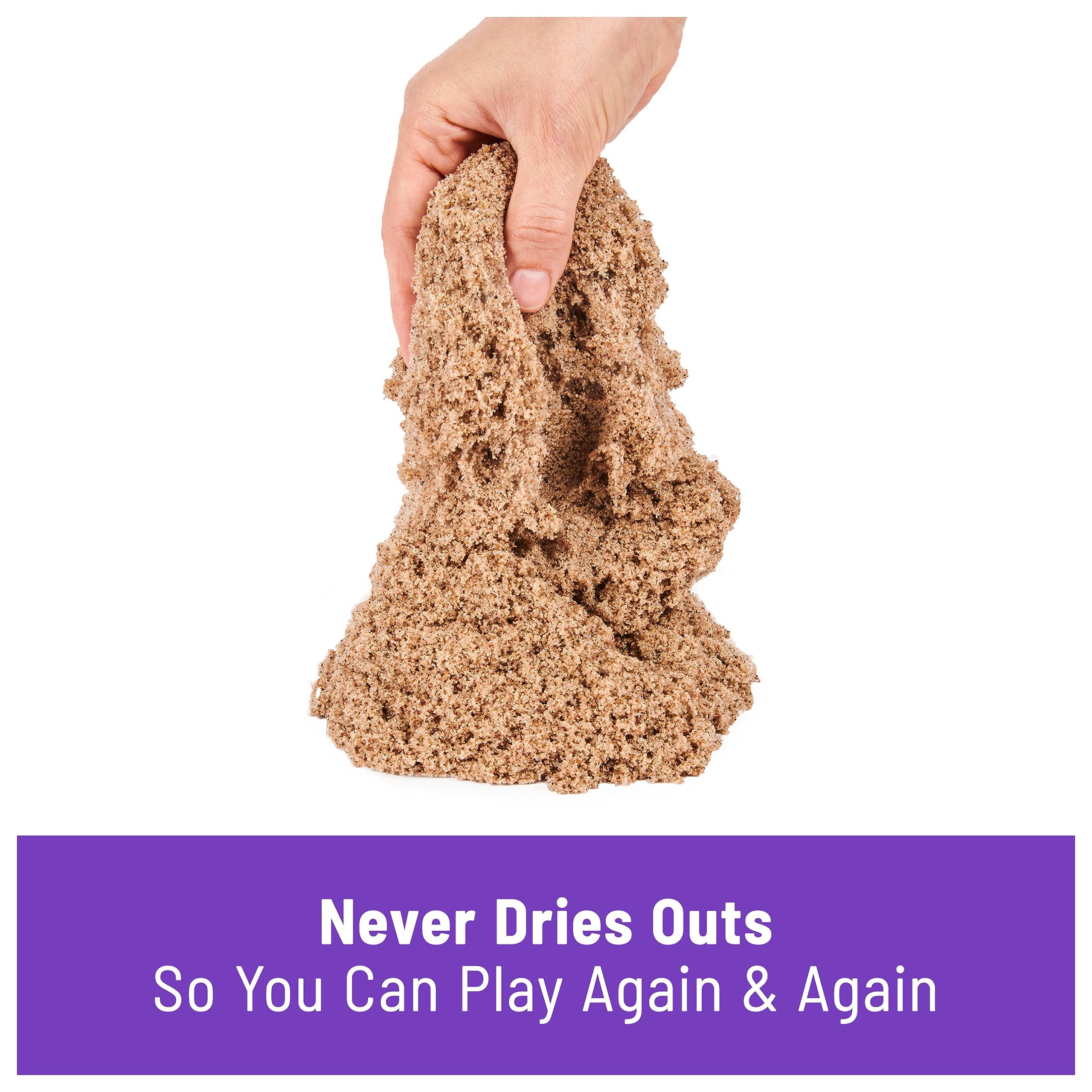 Foto 4 pulgar | Play Sand Kinetic Sand, 5 Kg, Color Marrón Totalmente Natural Para Niños - Venta Internacional.
